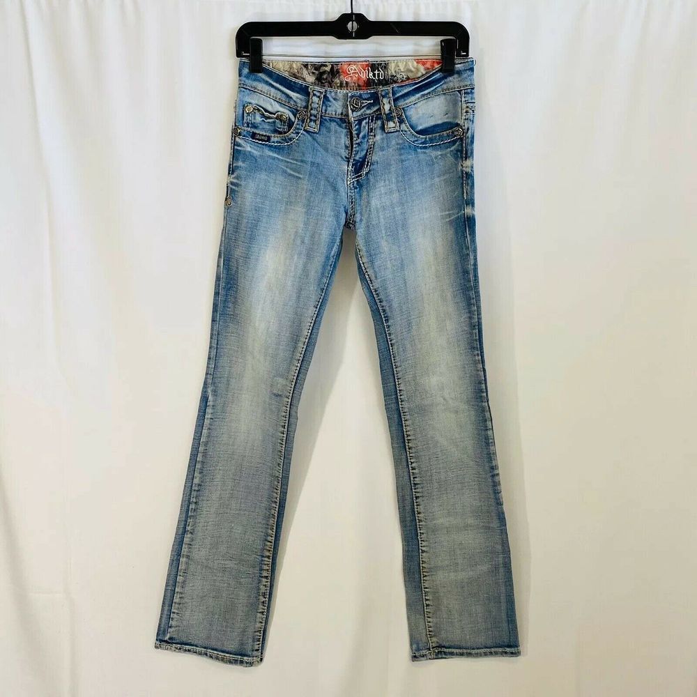 Adiktd Light Wash Straight Leg Jeans 26x34